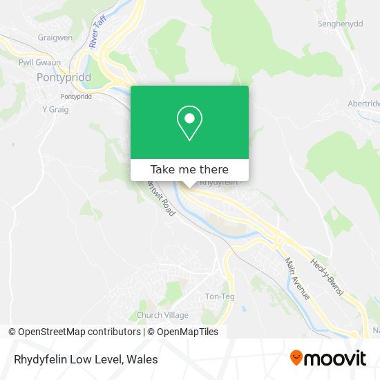 Rhydyfelin Low Level map