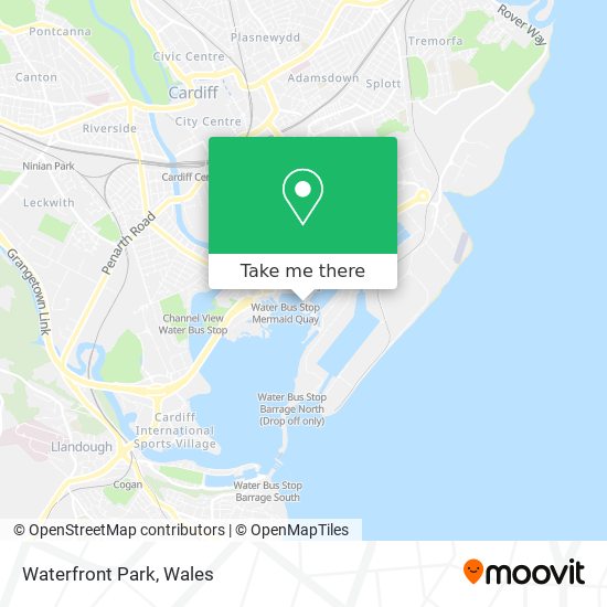 Waterfront Park map