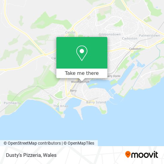 Dusty's Pizzeria map