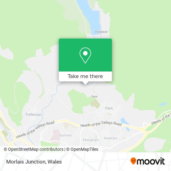 Morlais Junction map
