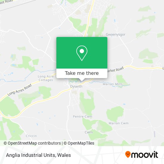 Anglia Industrial Units map