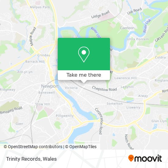 Trinity Records map