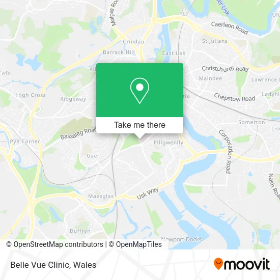 Belle Vue Clinic map