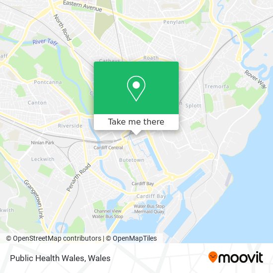 Public Health Wales map