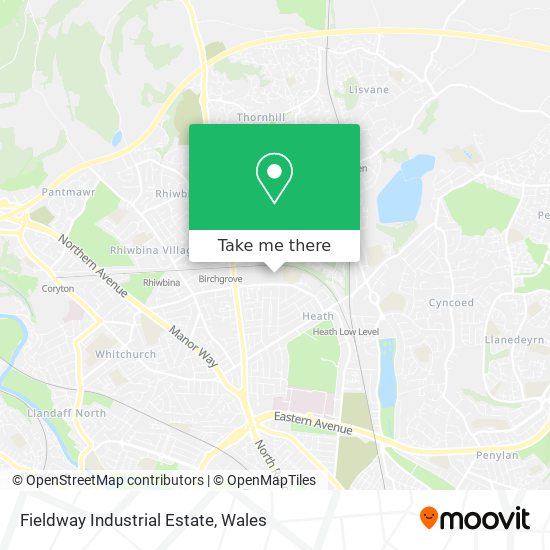 Fieldway Industrial Estate map