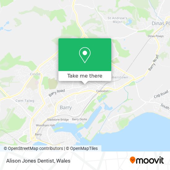 Alison Jones Dentist map