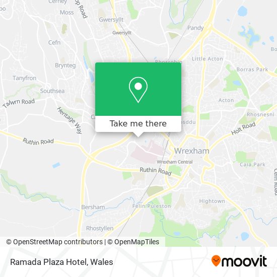 Ramada Plaza Hotel map