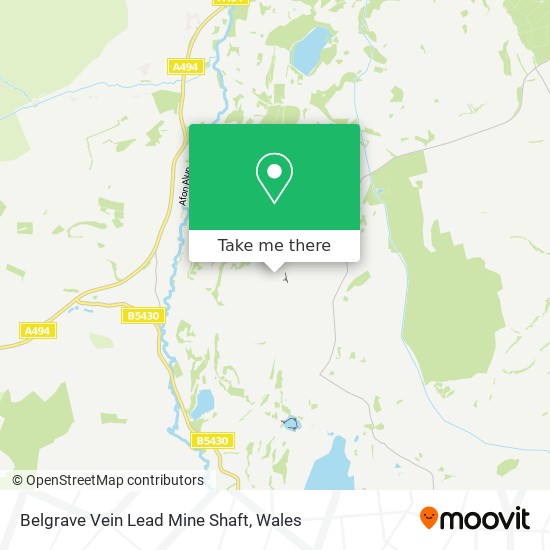 Belgrave Vein Lead Mine Shaft map