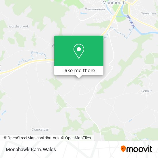 Monahawk Barn map
