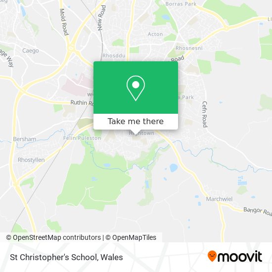 St Christopher's School map