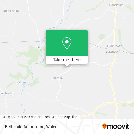 Bethesda Aerodrome map