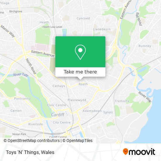 Toys 'N' Things map