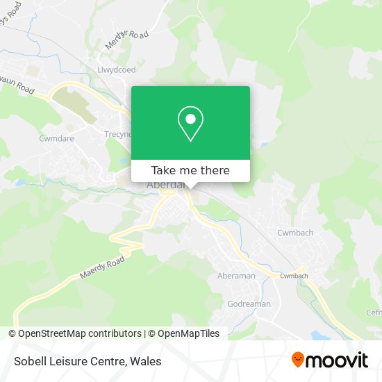 Sobell Leisure Centre map