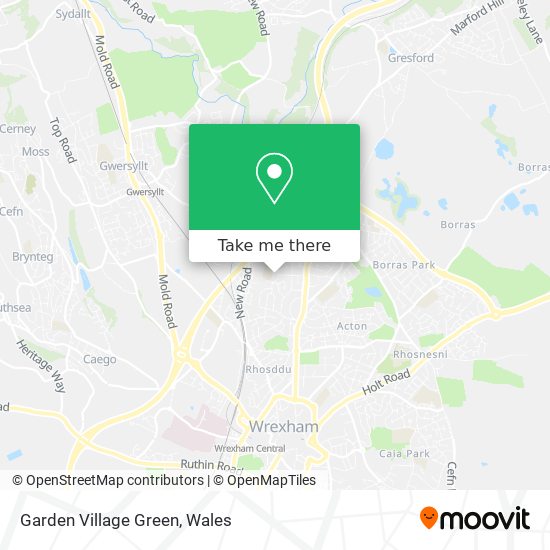 Garden Village Green map