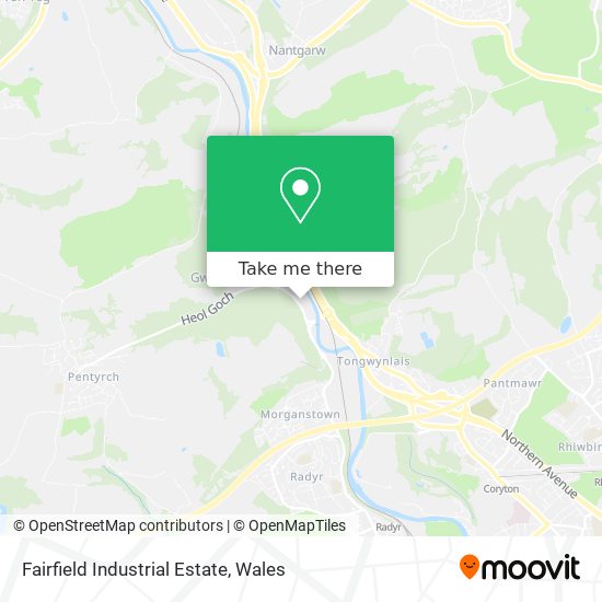 Fairfield Industrial Estate map