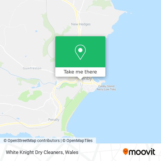 White Knight Dry Cleaners map