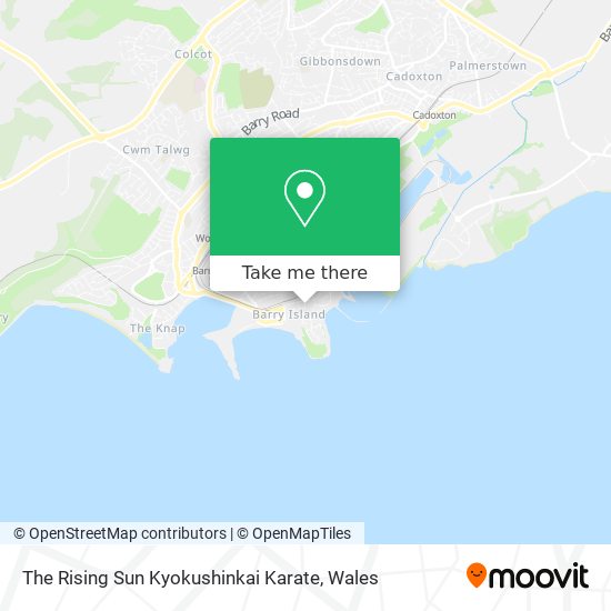 The Rising Sun Kyokushinkai Karate map