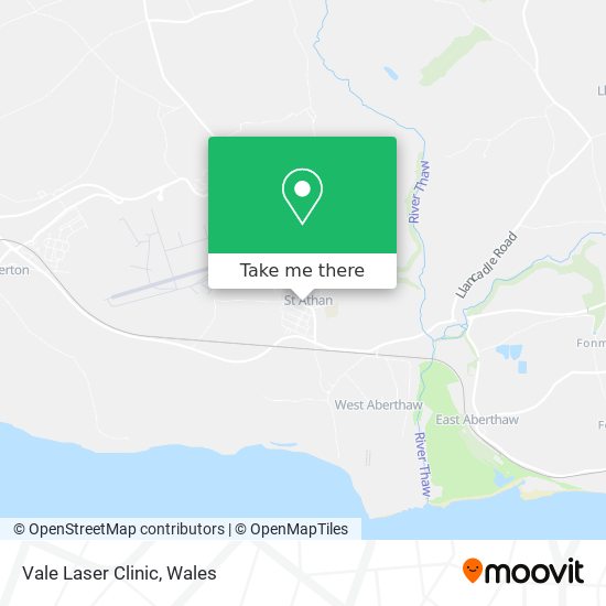 Vale Laser Clinic map