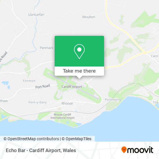 Echo Bar - Cardiff Airport map