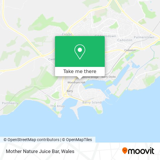 Mother Nature Juice Bar map