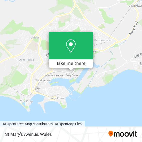 St Mary's Avenue map
