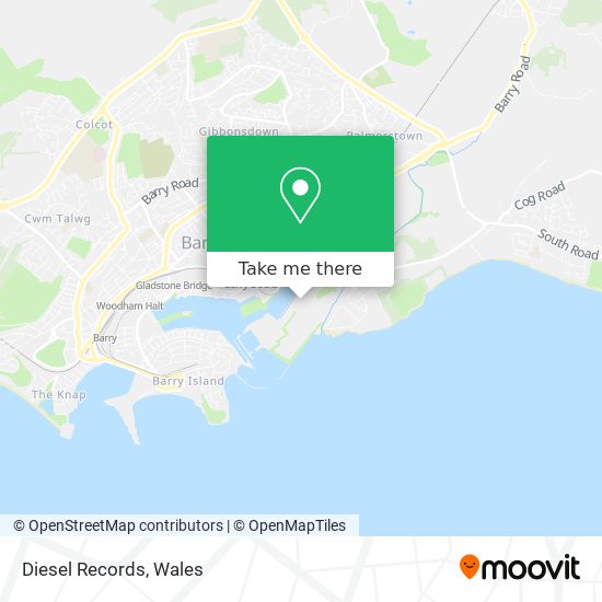 Diesel Records map