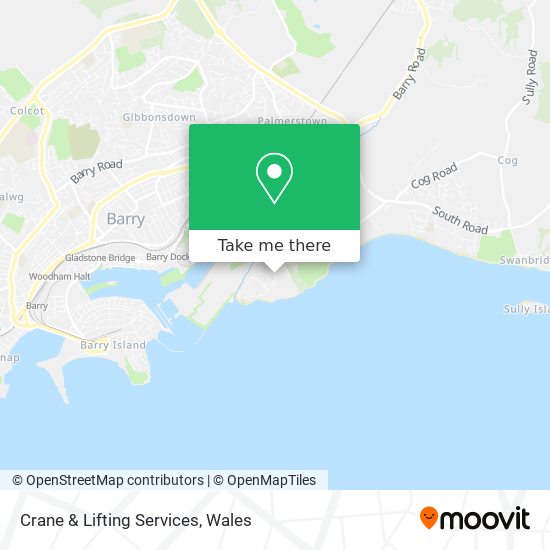 Crane & Lifting Services map
