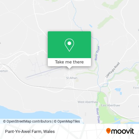 Pant-Yn-Awel Farm map