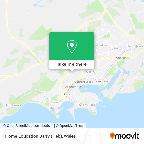 Home Education Barry (Heb) map
