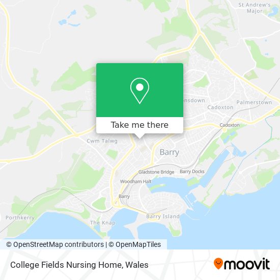 College Fields Nursing Home map