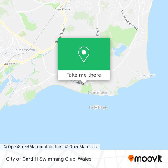 City of Cardiff Swimming Club map