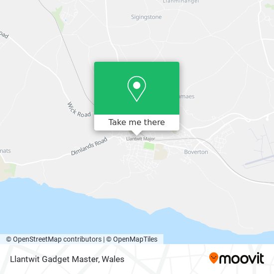 Llantwit Gadget Master map