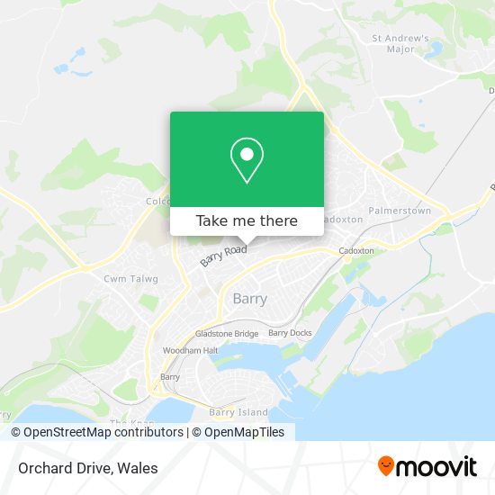 Orchard Drive map