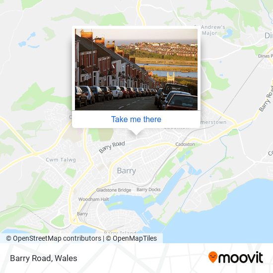 Barry Road map