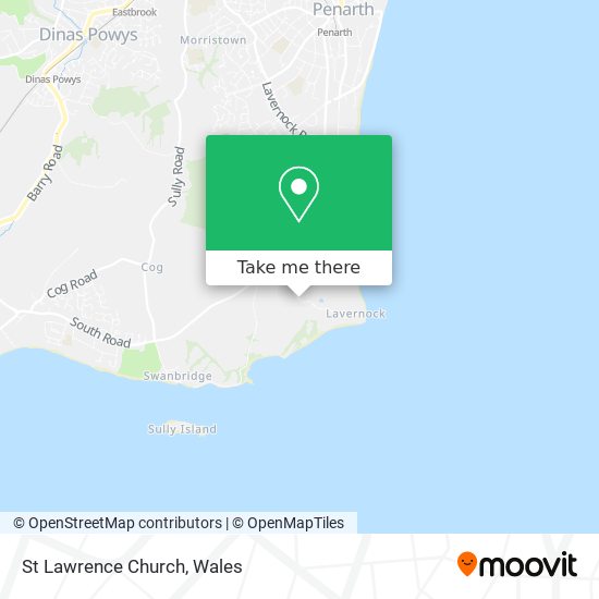 St Lawrence Church map
