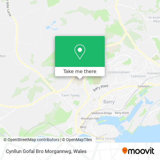 Cynllun Gofal Bro Morgannwg map