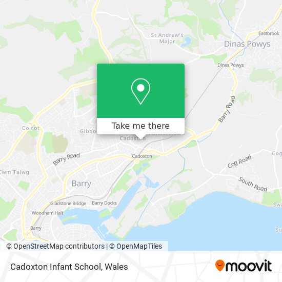 Cadoxton Infant School map
