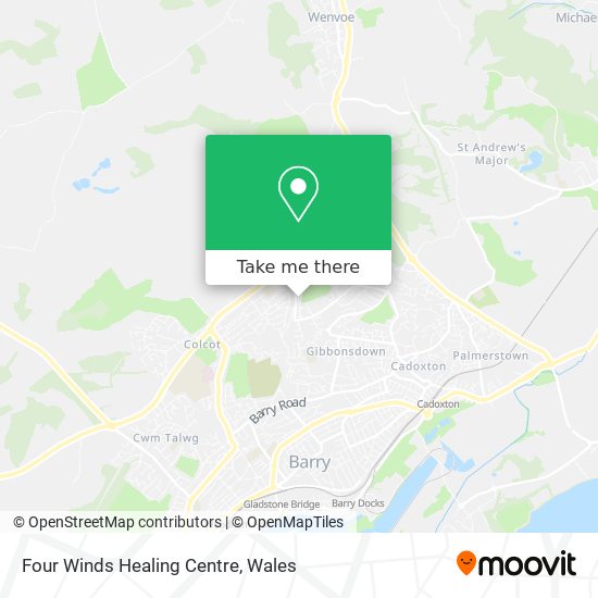 Four Winds Healing Centre map
