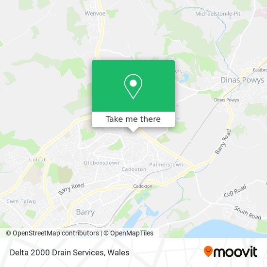 Delta 2000 Drain Services map