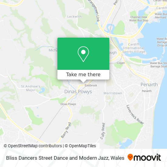 Bliss Dancers Street Dance and Modern Jazz map