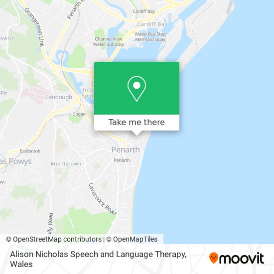 Alison Nicholas Speech and Language Therapy map