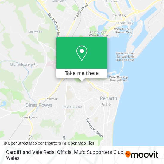 Cardiff and Vale Reds: Official Mufc Supporters Club map