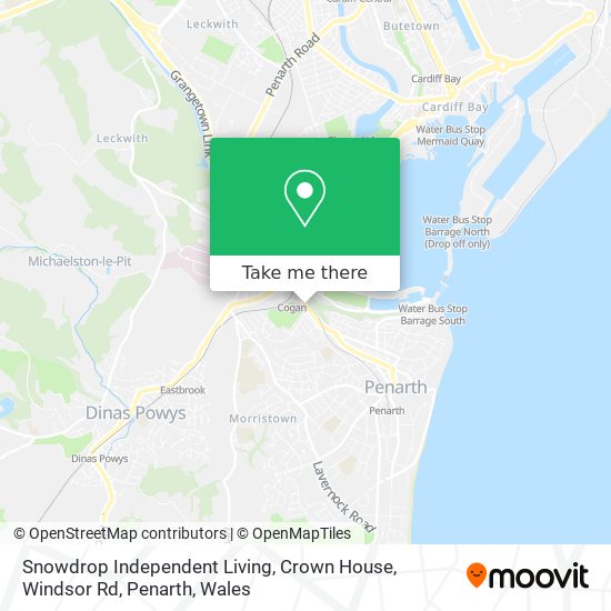 Snowdrop Independent Living, Crown House, Windsor Rd, Penarth map