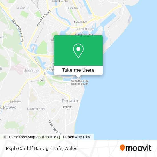 Rspb Cardiff Barrage Cafe map
