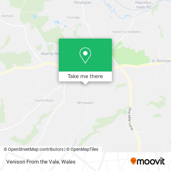 Venison From the Vale map