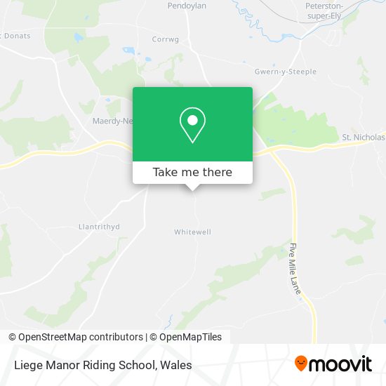 Liege Manor Riding School map