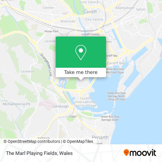 The Marl Playing Fields map