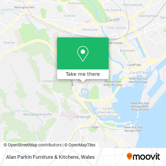 Alan Parkin Furniture & Kitchens map