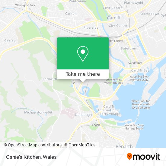 Oshie's Kitchen map
