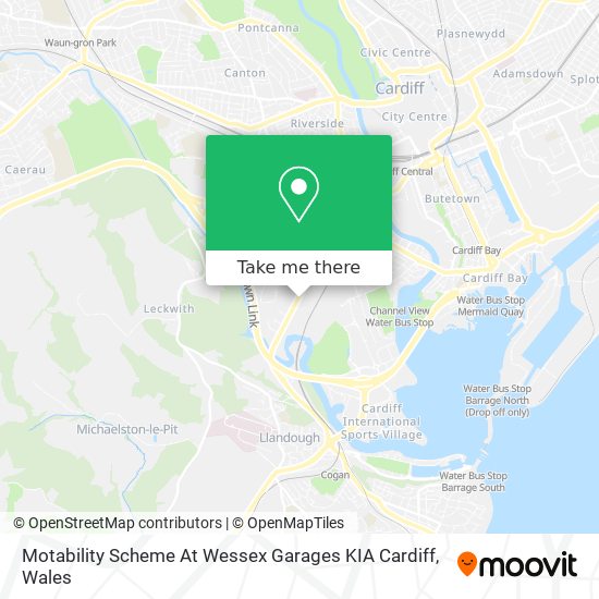 Motability Scheme At Wessex Garages KIA Cardiff map